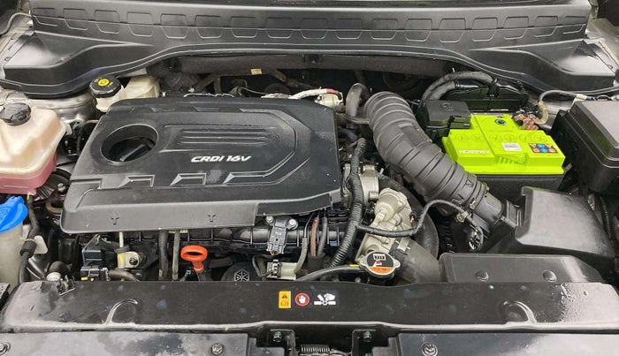 2020 KIA SONET HTX 1.5, Diesel, Manual, 1,12,576 km, Engine View