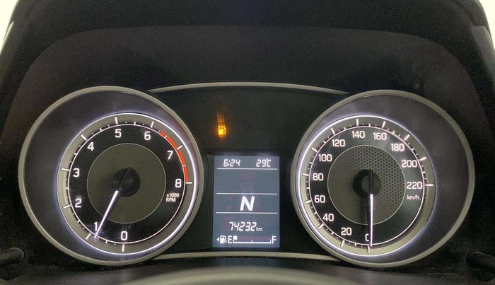 2018 Maruti Dzire VXI AMT, Petrol, Automatic, 74,223 km, Odometer Image