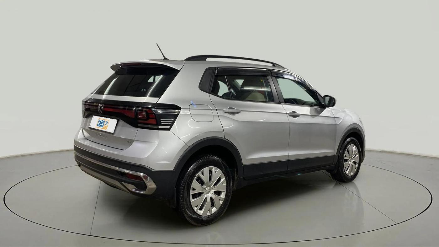 2023 Volkswagen TAIGUN COMFORTLINE 1.0 TSI MT, Petrol, Manual, 15,450 km, Right Back Diagonal