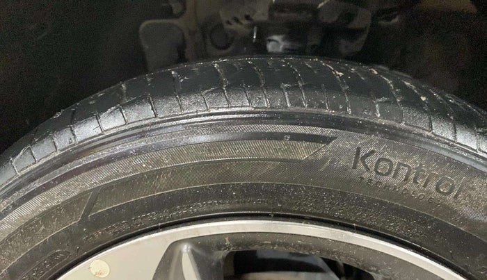 2019 Hyundai Verna 1.6 VTVT SX + AT, Petrol, Automatic, 58,277 km, Left Front Tyre Tread