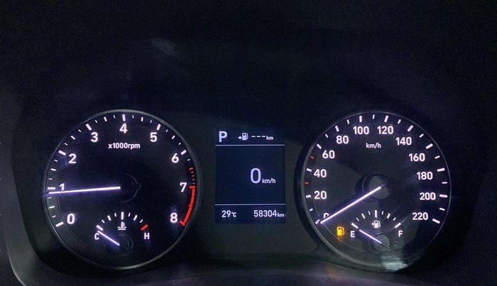 2019 Hyundai Verna 1.6 VTVT SX + AT, Petrol, Automatic, 58,277 km, Odometer Image