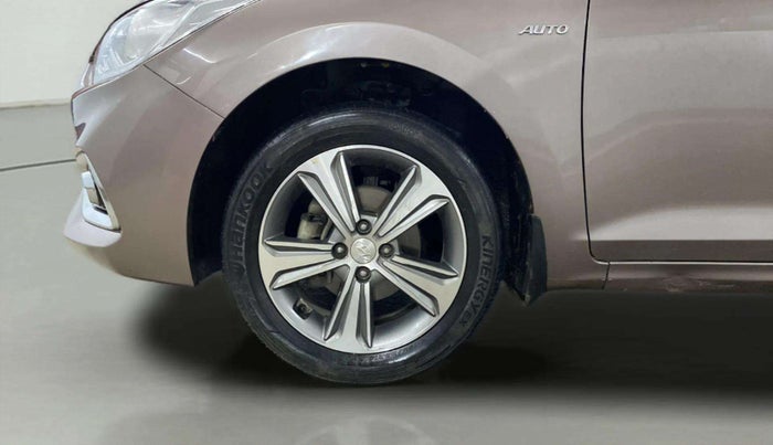 2019 Hyundai Verna 1.6 VTVT SX + AT, Petrol, Automatic, 58,277 km, Left Front Wheel