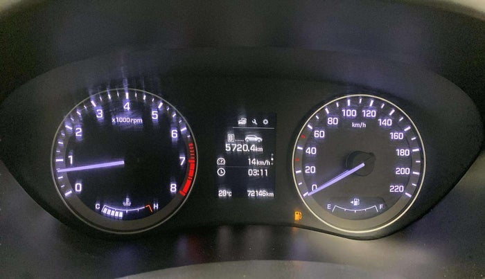 2015 Hyundai Elite i20 ASTA 1.2, Petrol, Manual, 72,142 km, Odometer Image