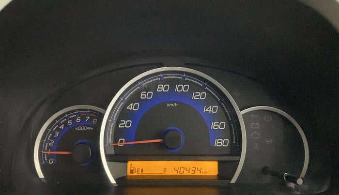 2017 Maruti Wagon R 1.0 VXI, Petrol, Manual, 40,377 km, Odometer Image
