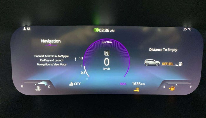 2024 Tata NEXON FEARLESS + SUNROOF DCA DUAL TONE 1.2 PETROL, Petrol, Automatic, 1,668 km, Odometer Image