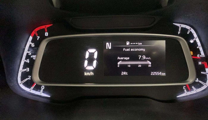 2022 KIA SONET HTX ANNIVERSARY EDITION 1.0 IMT, Petrol, Manual, 22,580 km, Odometer Image