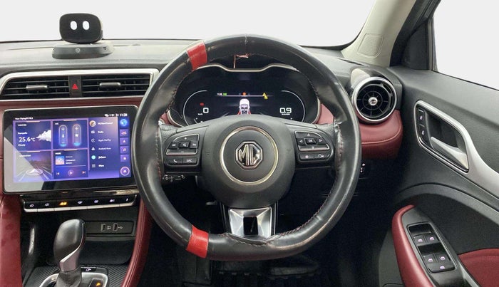2023 MG ASTOR SAVVY 1.3 TURBO AT S RED, Petrol, Automatic, 38,999 km, Steering Wheel Close Up