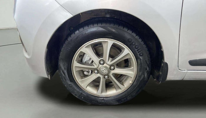 2015 Hyundai Grand i10 ASTA (O) 1.2 KAPPA VTVT, Petrol, Manual, 46,711 km, Left Front Wheel