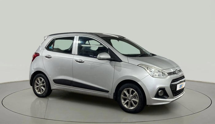 2015 Hyundai Grand i10 ASTA (O) 1.2 KAPPA VTVT, Petrol, Manual, 46,711 km, Right Front Diagonal