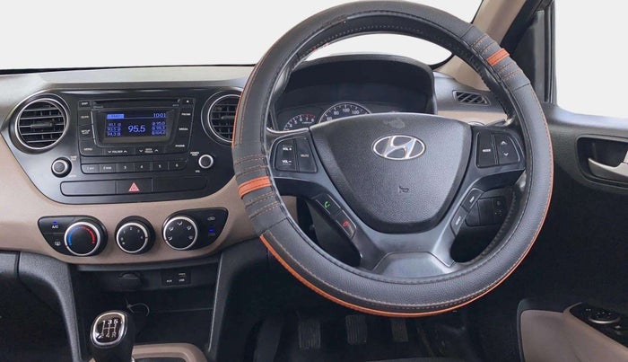 2015 Hyundai Grand i10 ASTA 1.2 KAPPA VTVT, Petrol, Manual, 70,978 km, Steering Wheel Close Up