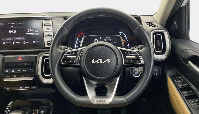 2024 KIA SONET HTX 1.5 AT, Diesel, Automatic, 37,600 km, Steering Wheel Close Up