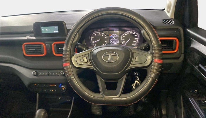 2023 Tata PUNCH ADVENTURE AMT, Petrol, Automatic, 10,446 km, Steering Wheel Close Up