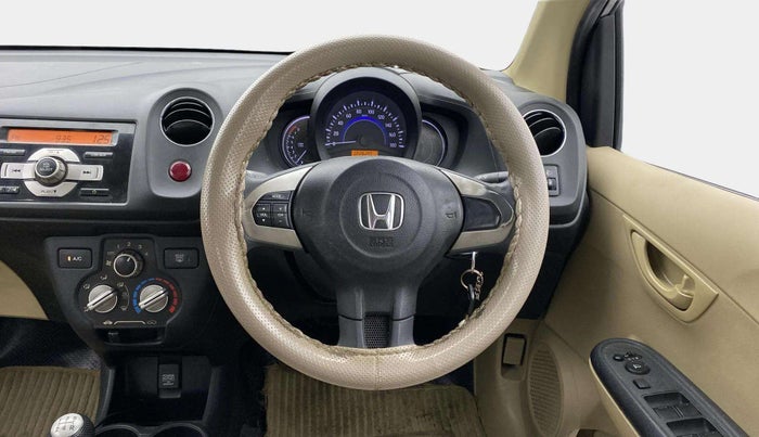 2015 Honda Amaze 1.2L I-VTEC SX, Petrol, Manual, 1,22,614 km, Steering Wheel Close Up