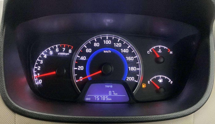 2015 Hyundai Grand i10 SPORTZ 1.2 KAPPA VTVT, CNG, Manual, 75,776 km, Odometer Image