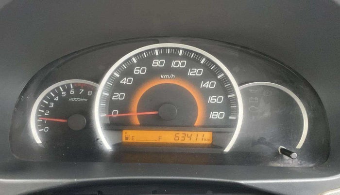 2012 Maruti Wagon R 1.0 VXI, Petrol, Manual, 63,385 km, Odometer Image
