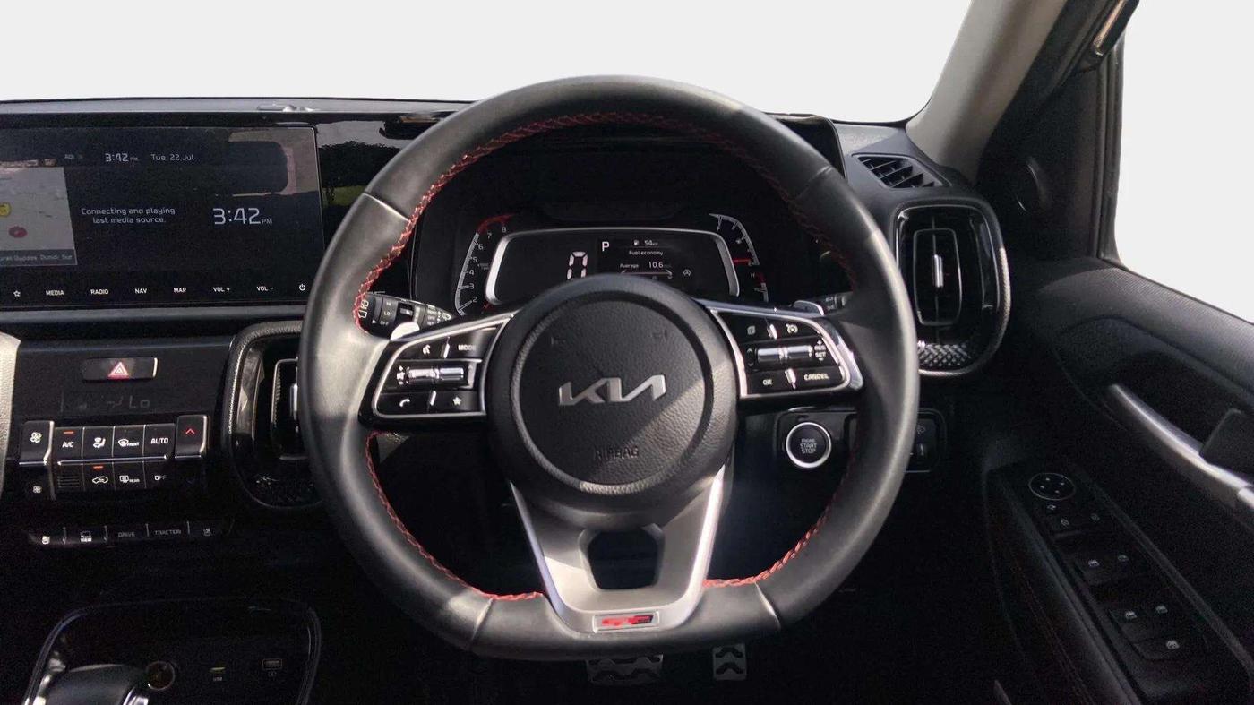 2023 KIA SONET GTX PLUS 1.0 TURBO PETROL DCT, Petrol, Automatic, 9,458 km, Steering Wheel Close Up