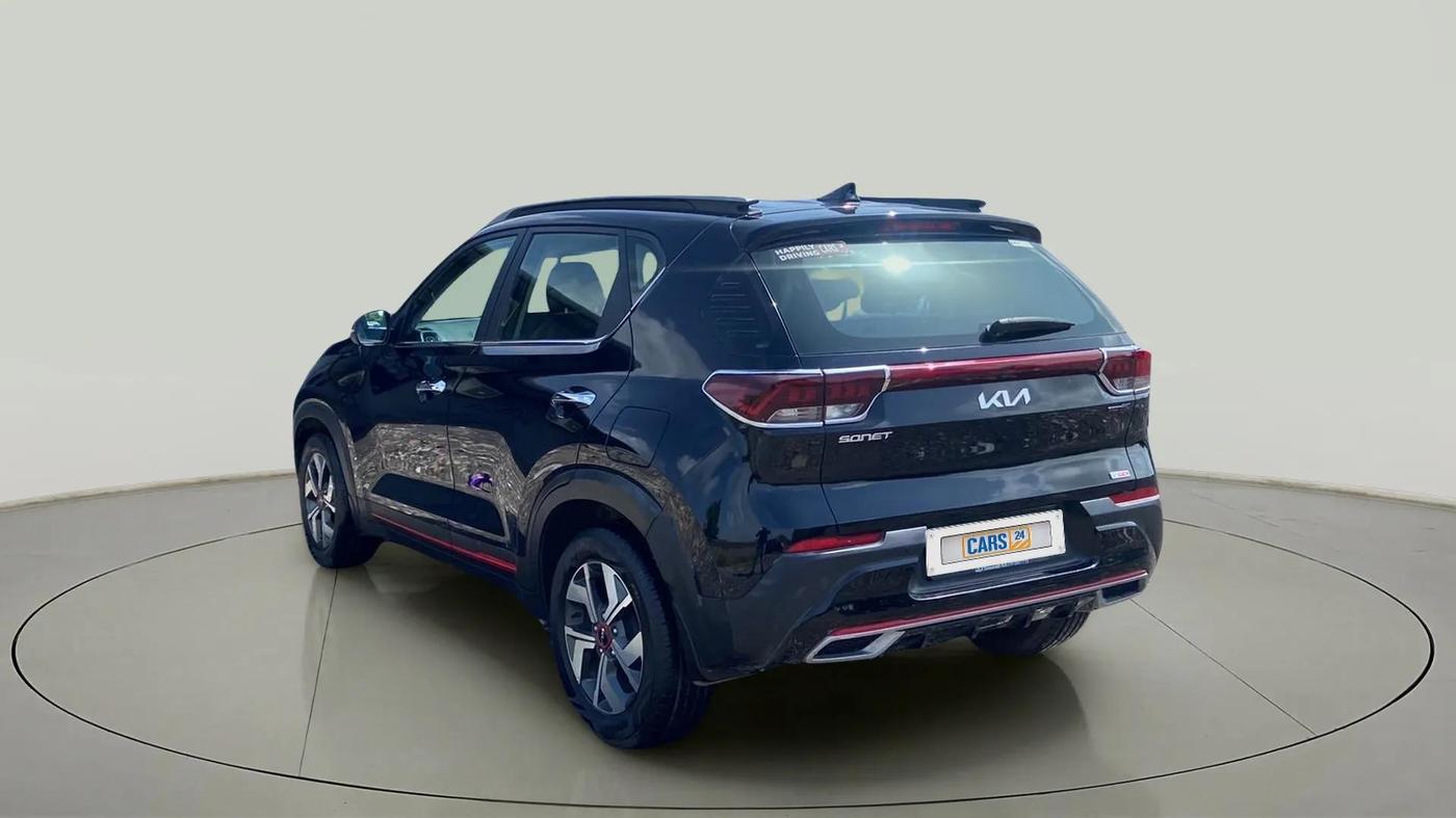 2023 KIA SONET GTX PLUS 1.0 TURBO PETROL DCT, Petrol, Automatic, 9,458 km, Left Back Diagonal
