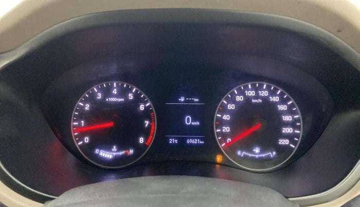 2018 Hyundai Elite i20 ASTA 1.2 (O), Petrol, Manual, 69,621 km, Odometer Image