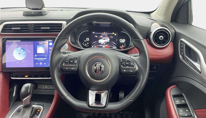 2023 MG ASTOR SAVVY 1.5 CVT S RED, Petrol, Automatic, 8,161 km, Steering Wheel Close Up