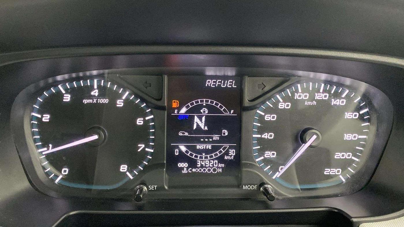 2021 Tata PUNCH ACCOMPLISHED AMT, Petrol, Automatic, 34,917 km, Odometer Image