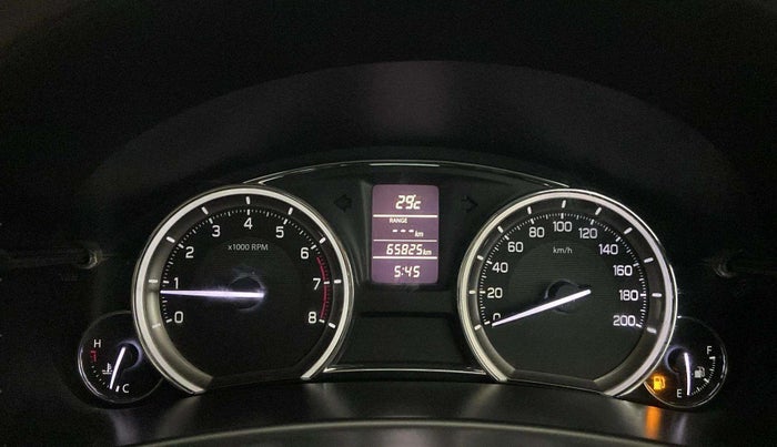 2015 Maruti Ciaz ZXI+, Petrol, Manual, 65,809 km, Odometer Image