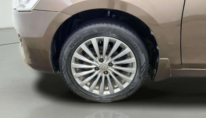 2015 Maruti Ciaz ZXI+, Petrol, Manual, 65,809 km, Left Front Wheel