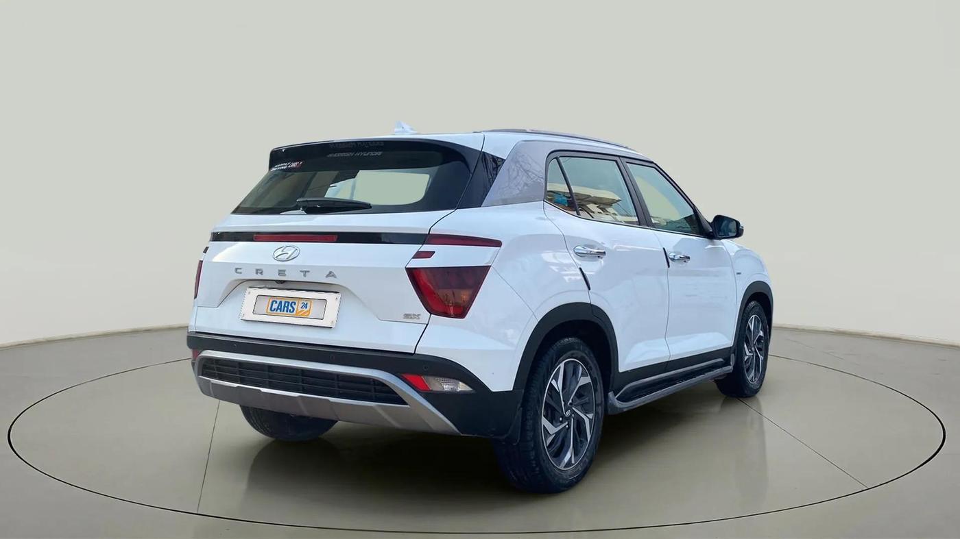 2021 Hyundai Creta SX (O) IVT 1.5 PETROL, Petrol, Automatic, 33,959 km, Right Back Diagonal