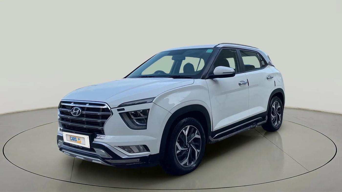 2021 Hyundai Creta SX (O) IVT 1.5 PETROL, Petrol, Automatic, 33,959 km, Left Front Diagonal
