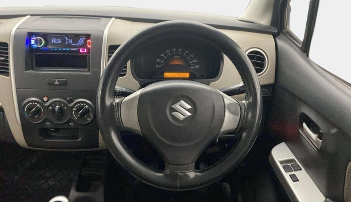 2015 Maruti Wagon R 1.0 LXI CNG, CNG, Manual, 1,24,620 km, Steering Wheel Close Up