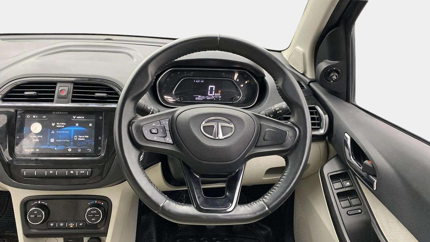 2022 Tata TIGOR XZ PLUS PETROL, Petrol, Manual, 12,394 km, Steering Wheel Close Up