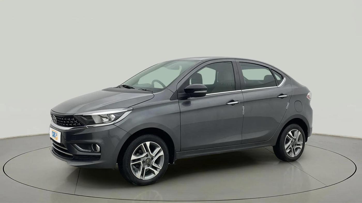 2022 Tata TIGOR XZ PLUS PETROL, Petrol, Manual, 12,394 km, Left Front Diagonal