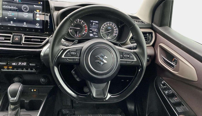 2023 Maruti FRONX ALPHA 1.0L TURBO 6 AT, Petrol, Automatic, 17,535 km, Steering Wheel Close Up