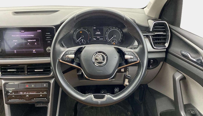 2023 Skoda KUSHAQ AMBITION 1.0L TSI MT, Petrol, Manual, 9,326 km, Steering Wheel Close Up