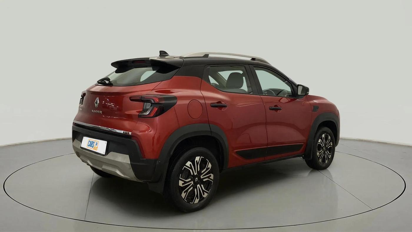2023 Renault Kiger RXT (O) AMT, Petrol, Automatic, 33,673 km, Right Back Diagonal