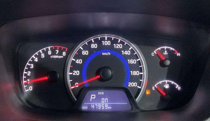 2018 Hyundai Grand i10 MAGNA AT 1.2 KAPPA VTVT, CNG, Automatic, 47,906 km, Odometer Image