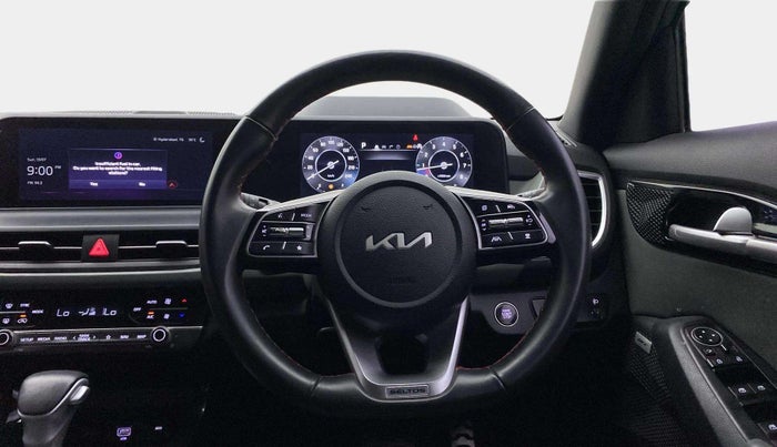 2023 KIA SELTOS  X LINE 1.5 TURBO PETROL DCT, Petrol, Automatic, 25,645 km, Steering Wheel Close Up