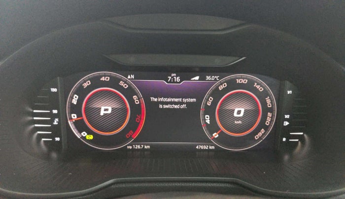 2019 Skoda Octavia VRS, Petrol, Automatic, 47,688 km, Odometer Image