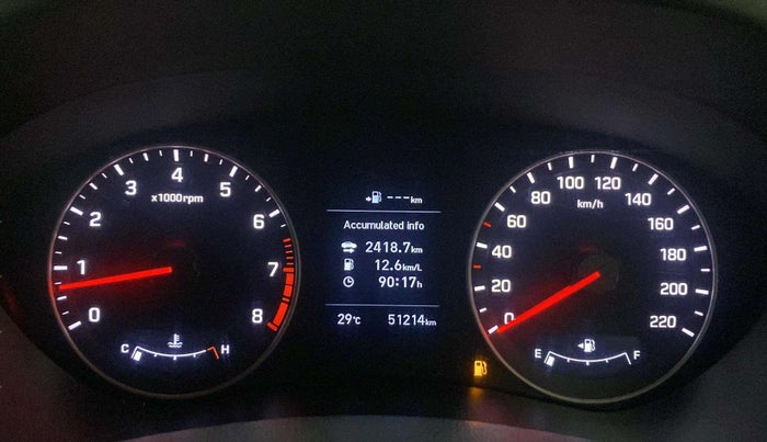 2020 Hyundai Elite i20 ASTA 1.2 (O), Petrol, Manual, 51,213 km, Odometer Image