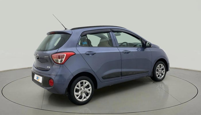 2017 Hyundai Grand i10 SPORTZ (O) 1.2 KAPPA VTVT, Petrol, Manual, 66,936 km, Right Back Diagonal