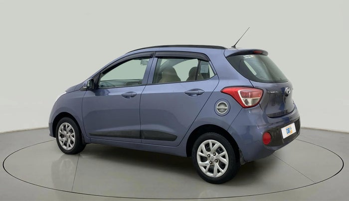 2017 Hyundai Grand i10 SPORTZ (O) 1.2 KAPPA VTVT, Petrol, Manual, 66,936 km, Left Back Diagonal