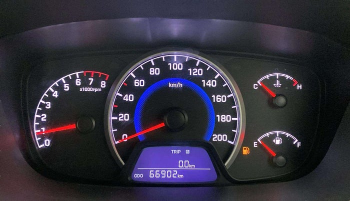 2017 Hyundai Grand i10 SPORTZ (O) 1.2 KAPPA VTVT, Petrol, Manual, 66,936 km, Odometer Image