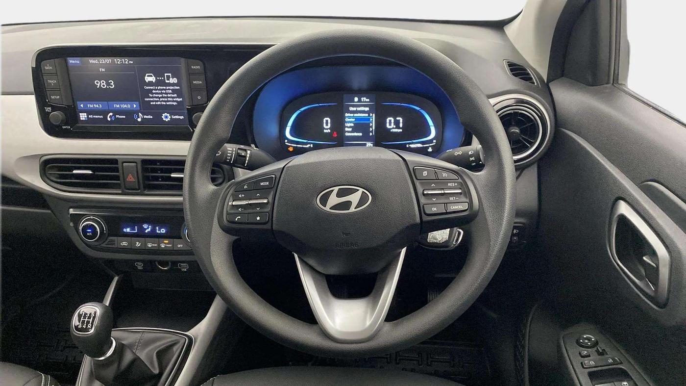 2024 Hyundai EXTER SX 1.2 MT, Petrol, Manual, 3,963 km, Steering Wheel Close Up