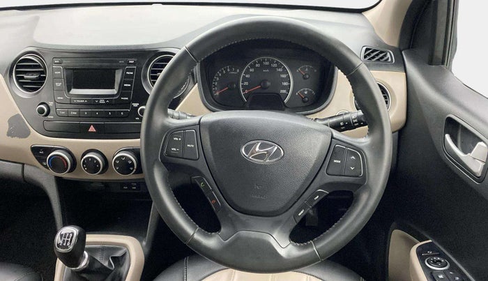 2016 Hyundai Grand i10 ASTA (O) 1.2 KAPPA VTVT, Petrol, Manual, 36,475 km, Steering Wheel Close Up