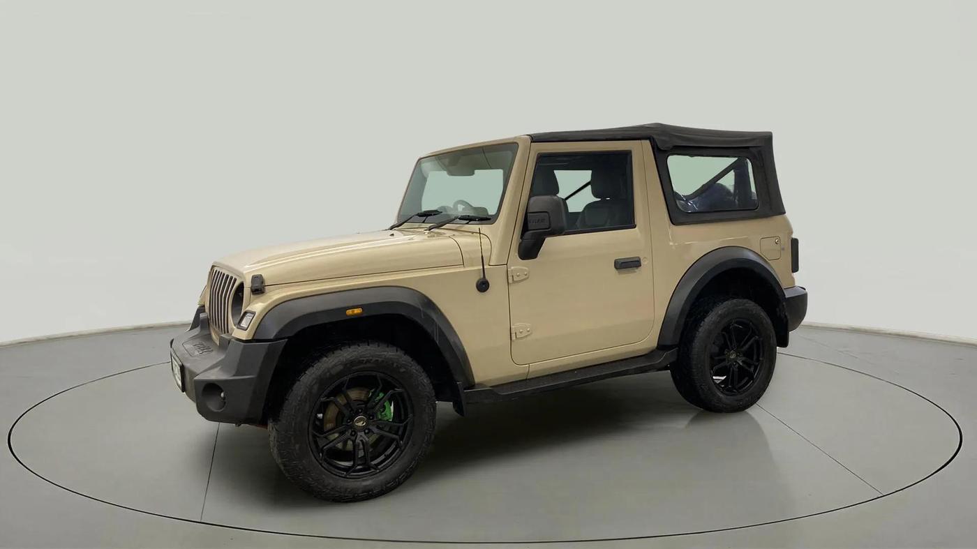2020 Mahindra Thar LX  P 4WD AT CONVERTIBLE, Petrol, Automatic, 20,870 km, Left Front Diagonal
