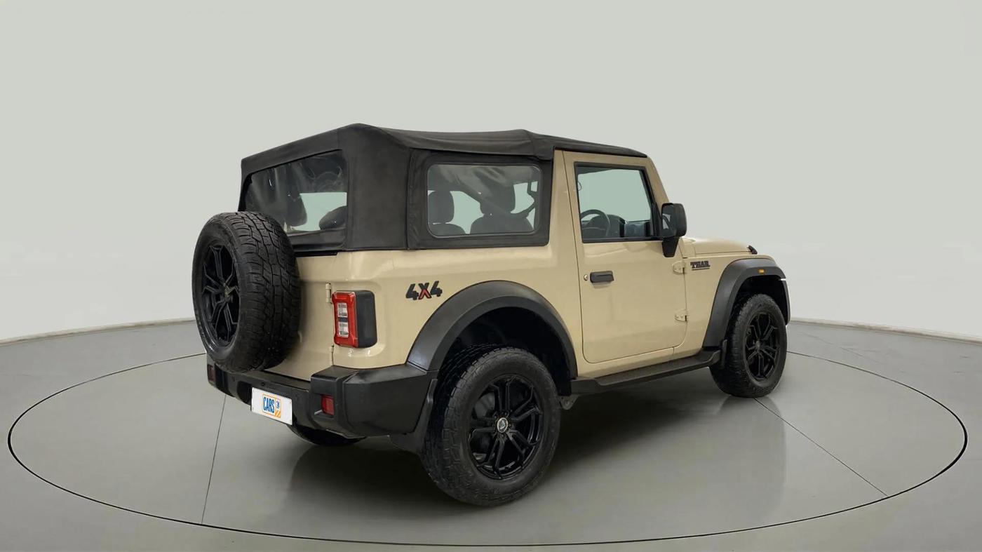 2020 Mahindra Thar LX  P 4WD AT CONVERTIBLE, Petrol, Automatic, 20,870 km, Right Back Diagonal