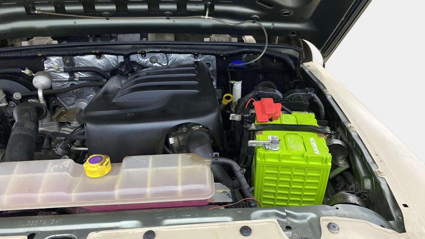 2020 Mahindra Thar LX  P 4WD AT CONVERTIBLE, Petrol, Automatic, 20,870 km, Engine View - Left