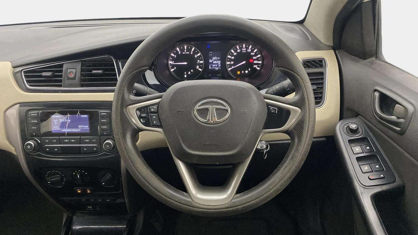 2017 Tata Zest XMS PETROL, Petrol, Manual, 68,526 km, Steering Wheel Close Up