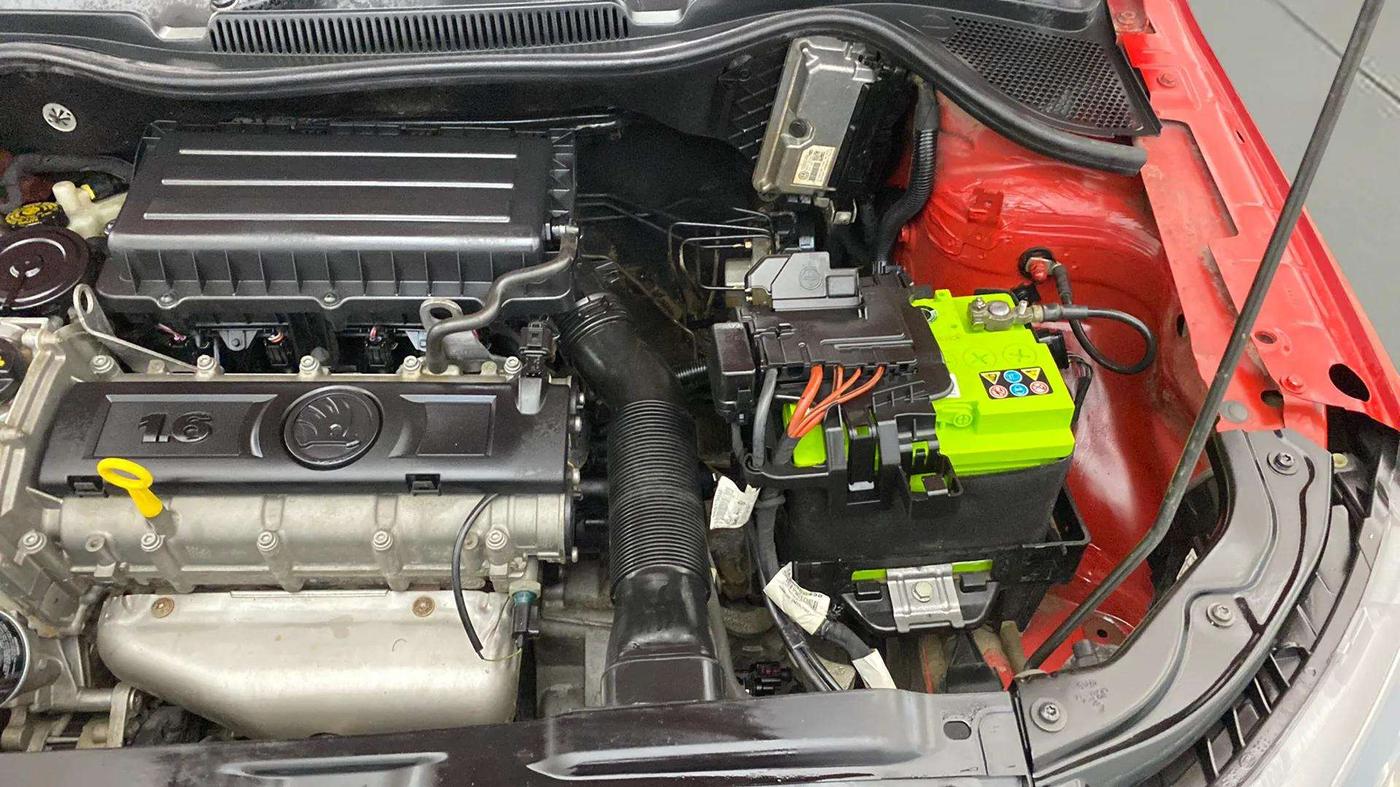 2019 Skoda Rapid MONTE CARLO 1.6 MPI MT, Petrol, Manual, 97,923 km, Engine View - Left