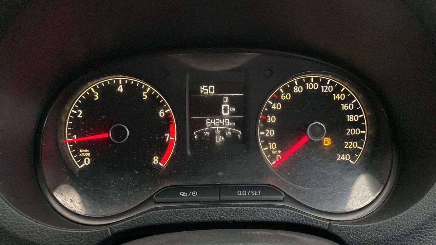 2018 Volkswagen Polo COMFORTLINE 1.0L MPI, Petrol, Manual, 64,259 km, Odometer Image