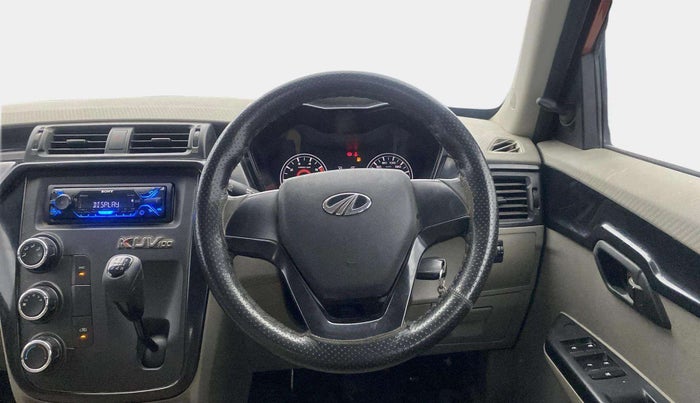 2016 Mahindra Kuv100 K4 6 STR, Petrol, Manual, 36,480 km, Steering Wheel Close Up